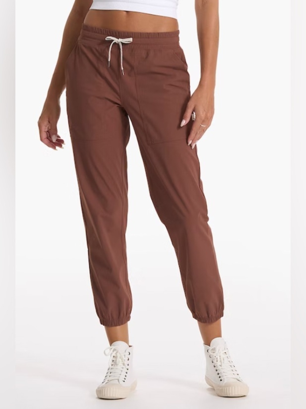VUORI WOMEN’S MILES JOGGER Hazelnut